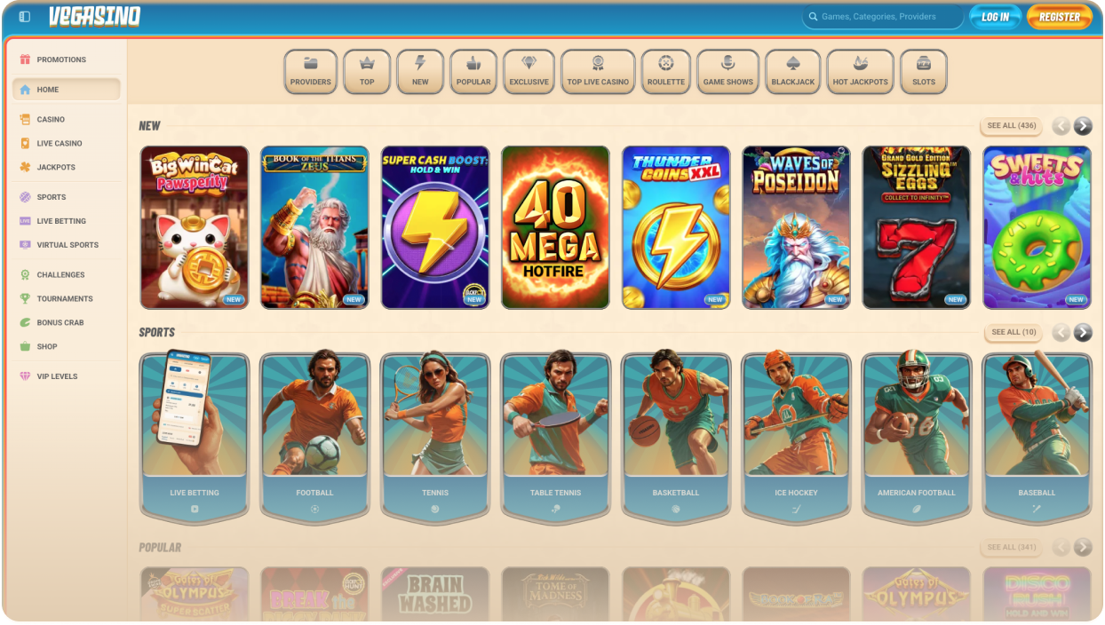 Vegasino Online